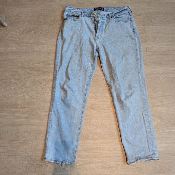 Abercrombie & Fitch Jeans Vintage Stretch Athletic Loose Light Wash Denim - Picture 1 of 4